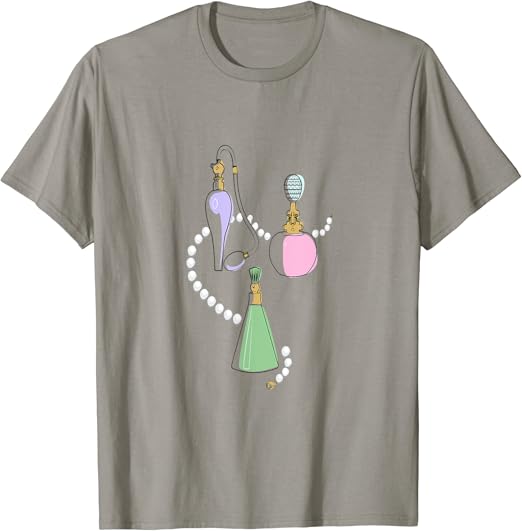 Perfume Bottles TShirt Amazon.co.uk Fashion